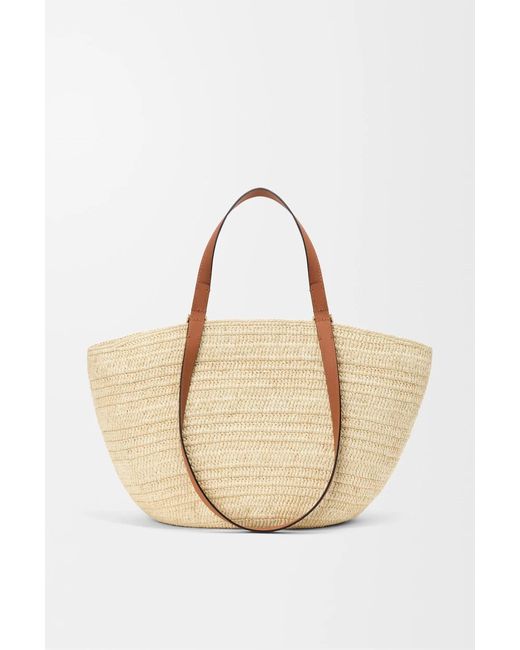 Loewe Natural Medium Eclipse Woven Bag