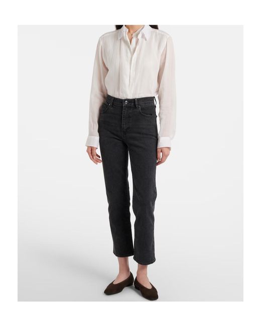 FRAME Black Five Pocket Jeans