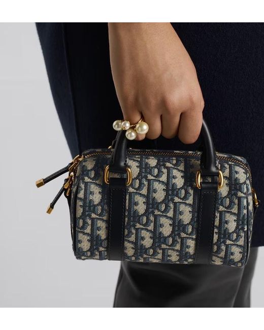 Dior Black Groove 16 Mini Bag
