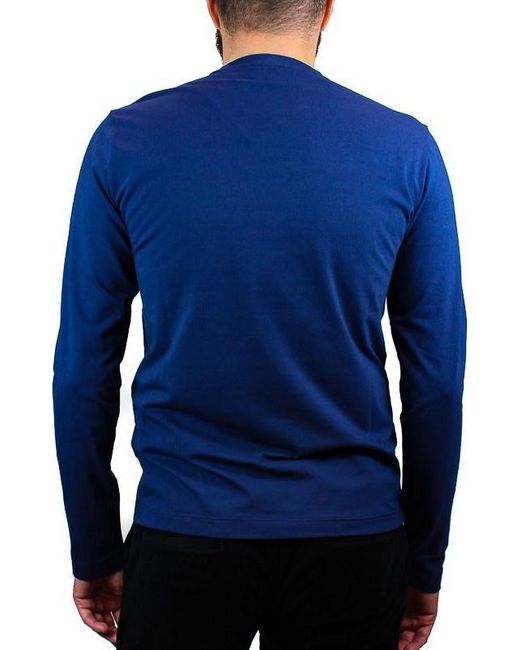 EA7 Blue Round-Necked T-Shirt for men