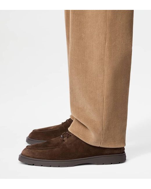 Tod's Brown Suede Desert Boots for men