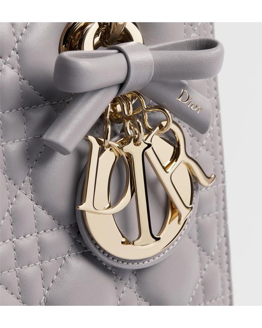 Dior Gray Medium Lady Bag