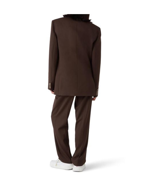 Casablanca Brown Double Breasted Tailored Jacket for men
