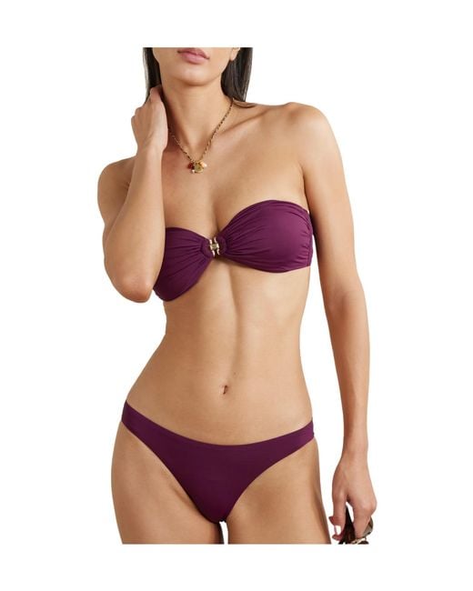 Melissa Odabash Purple Istanbul Bikini Briefs