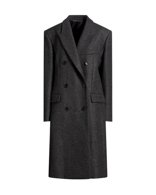 Isabel Marant Black Double- Wool Coat