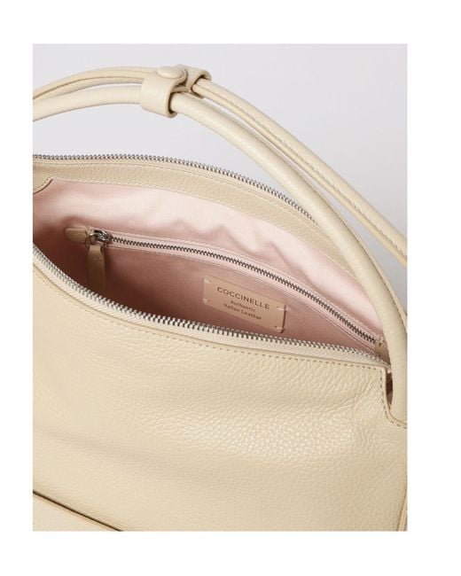 Coccinelle Natural Logo Strap Shoulder Bag