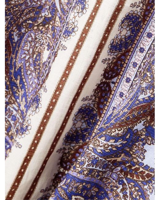 Zimmermann White Ottie Kaftan Midi Dress