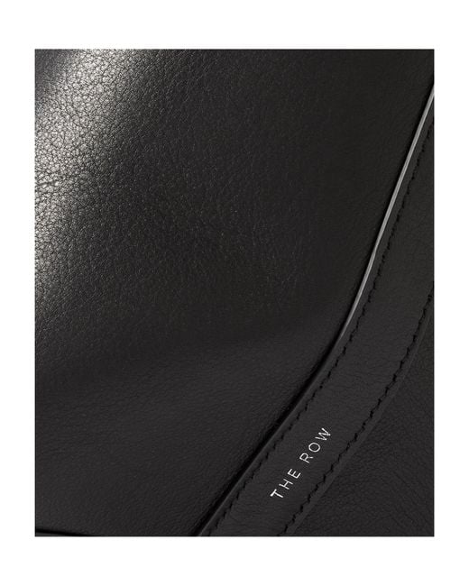 The Row Black N/S Park Medium Texture Handbag