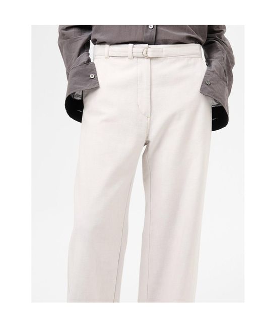 Our Legacy White Wide Leg Pants