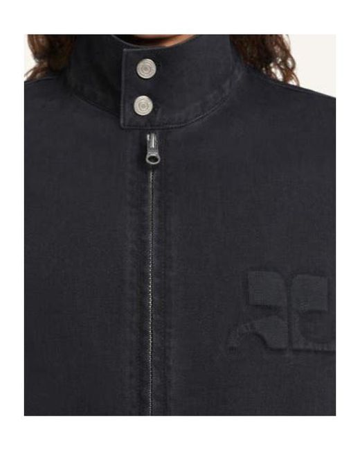 Courreges Black Courrèges City Shadow Denim Jacket for men