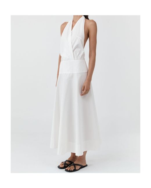 St. Agni White Sleeveless Dress