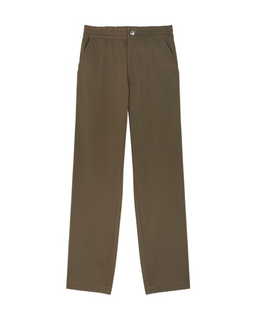 Maison Kitsuné Green Maison Kitsuné Straight-Leg Casual Trousers for men