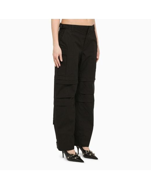 Wardrobe NYC Black Low-Rise Pocket Casual Pants