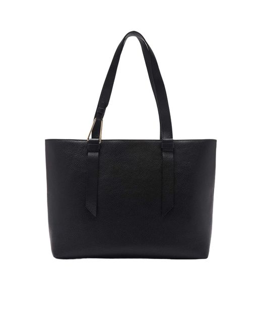 Coccinelle Black Large Malory Tote Bag