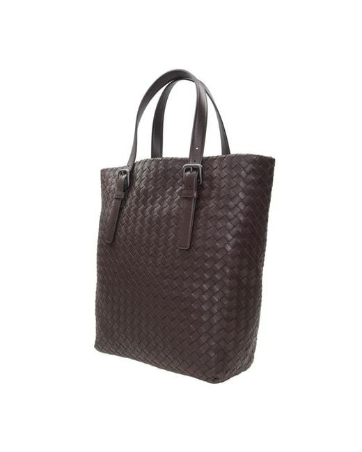 Bottega Veneta Brown Logo Handbag