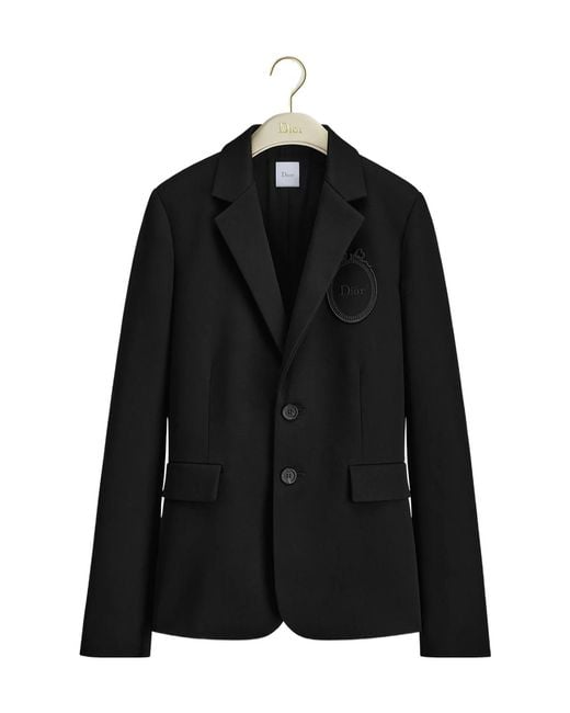Dior Black Médaillon Blazer
