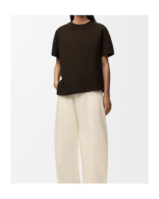 Loewe Black Asymmetric T-Shirt