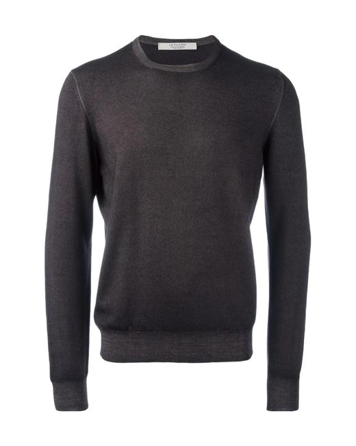 Gran Sasso Blue Long Sleeve Crewneck Jumper