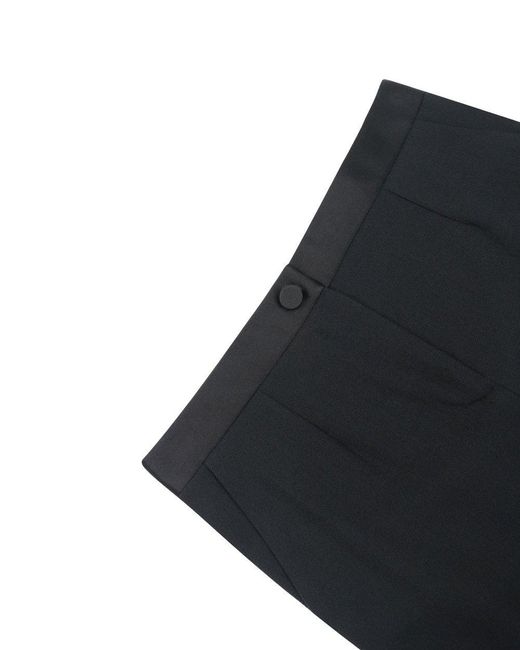 Dolce & Gabbana Black Logo Details Casual Pants