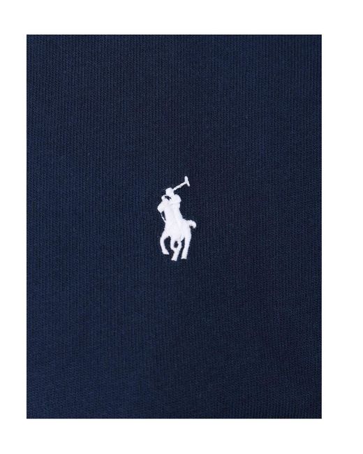 Polo Ralph Lauren Blue Logo Embroidered Polo Shirt