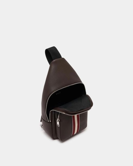 Bally Brown Sling Bag for men