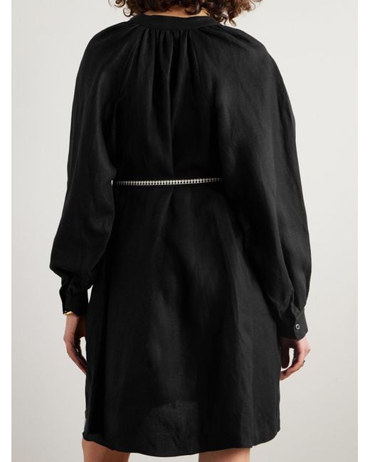 Lemlem Black Casual Long Sleeve Dress