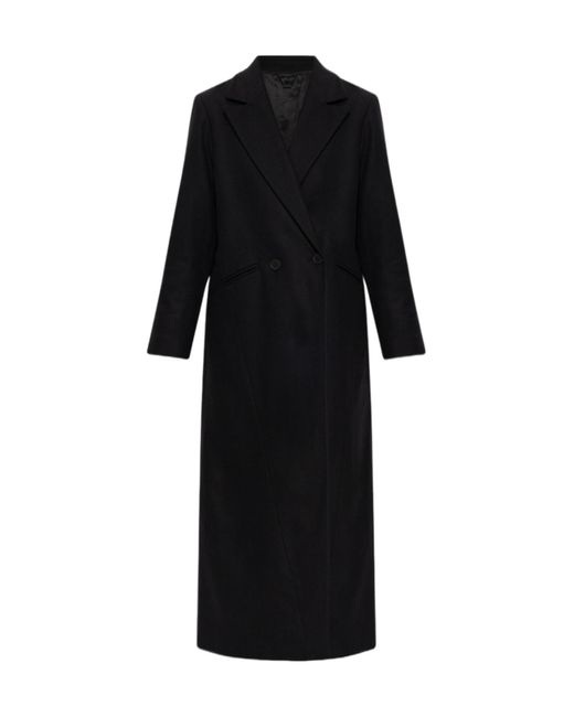 AllSaints Black Nellie Long Coat