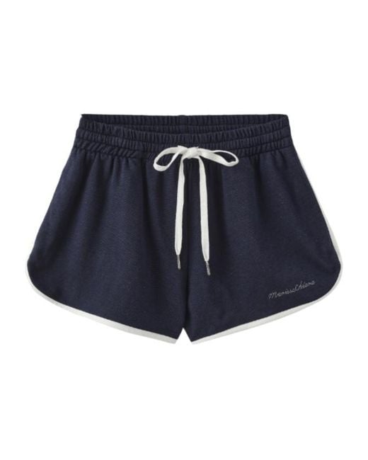 Marissa Chiara Blue Drawstring Shorts