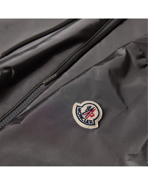 Moncler Gray Logo Waterproof Bomber Jacket for men