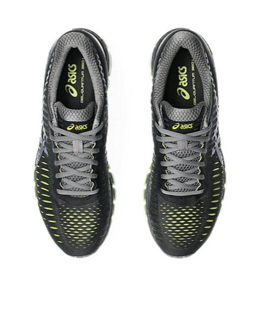 Asics Black Round-Toe Sneakers for men