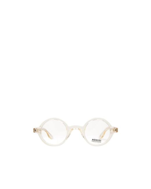 Moscot White Zolman Tinted Sunglasses for men