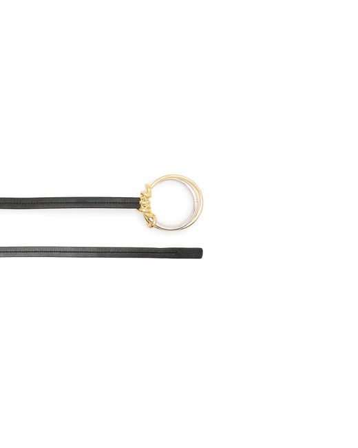 Bottega Veneta Metallic Knot Ring Belt