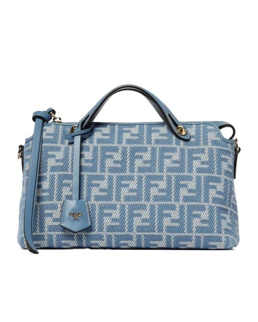 Fendi Blue By The Way Soft Medium Shoulder Bag
