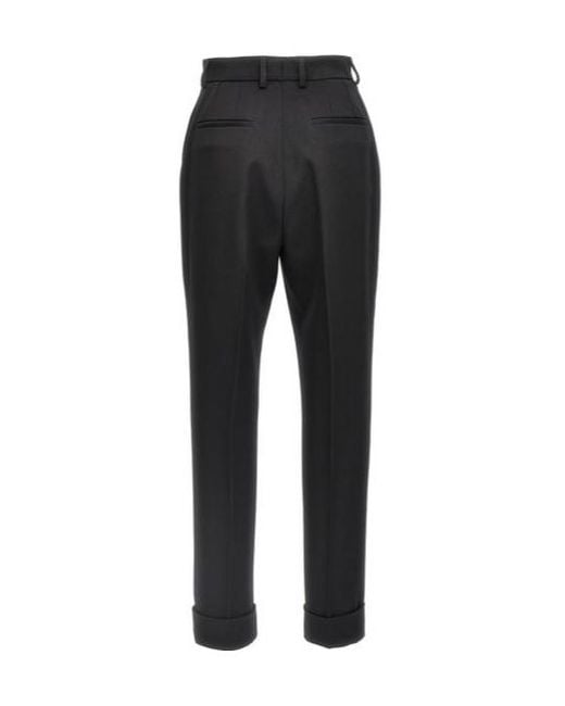 Dolce & Gabbana Black Tailored Trousers