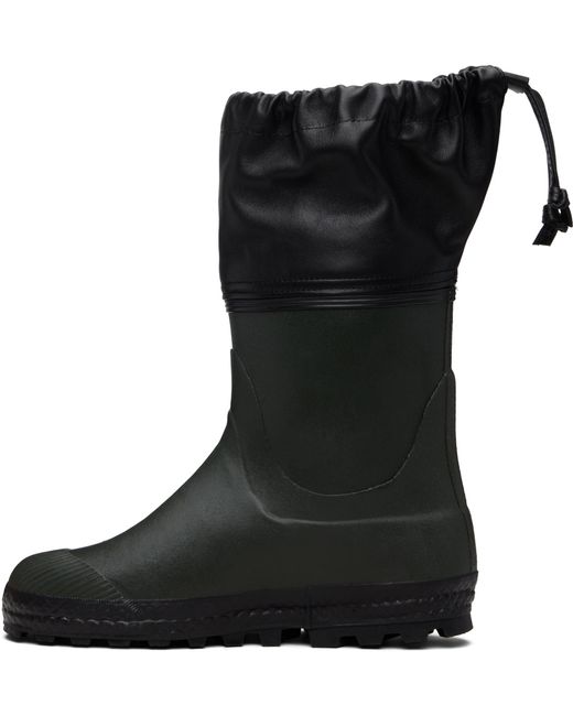 Rier Black X Ludwig Reiter Collaboration City Rain Boots for men