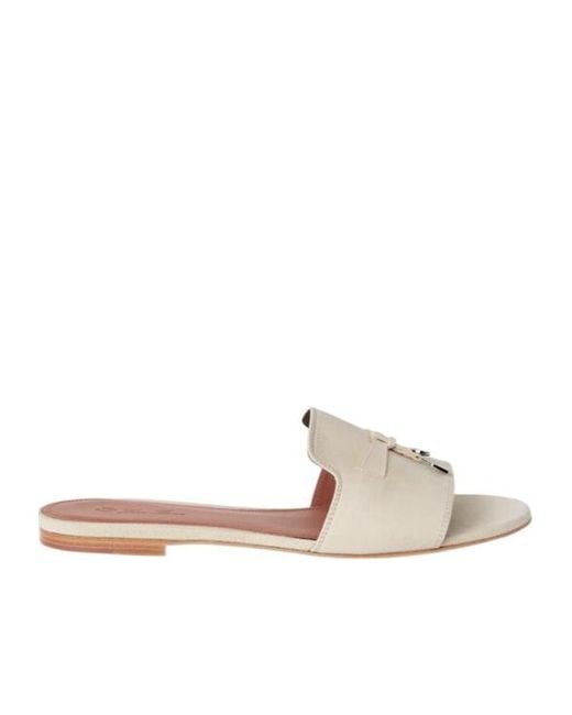 Loro Piana Multicolor Summer Charms Sandal