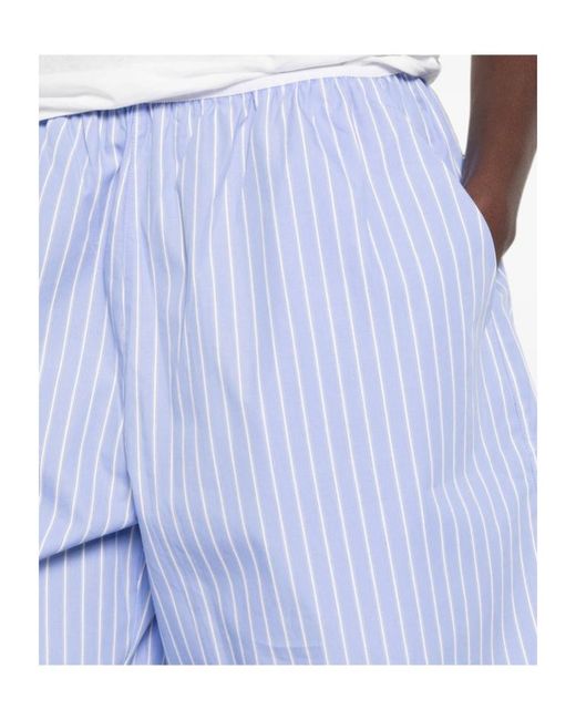 Frankie Shop Blue Elegant Bermuda Shorts