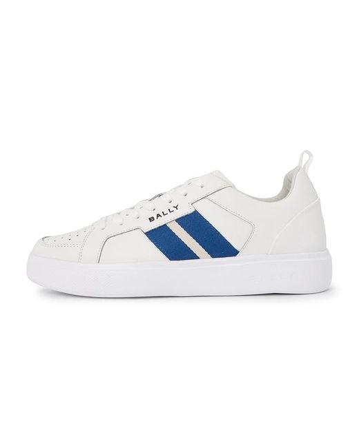 Bally Blue Lace-Up Sneakers for men