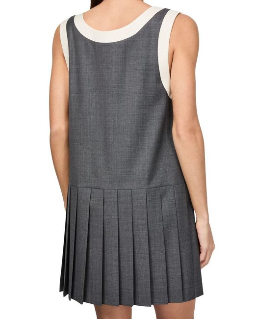 Miu Miu Gray Sleeveless Dress