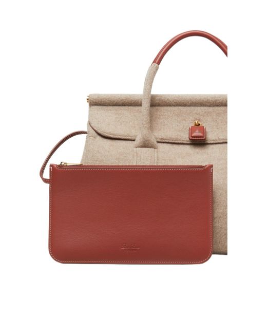 Loro Piana Natural Loom Dual-Handle Handbag