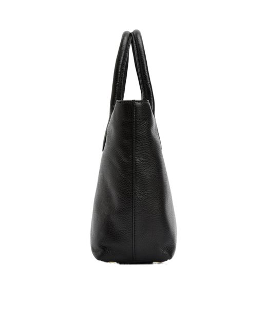 Barbour Black Birch Leather Tote Bag