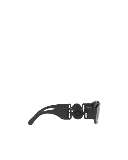 Versace White Eyewear Rectangular Frame Sunglasses for men