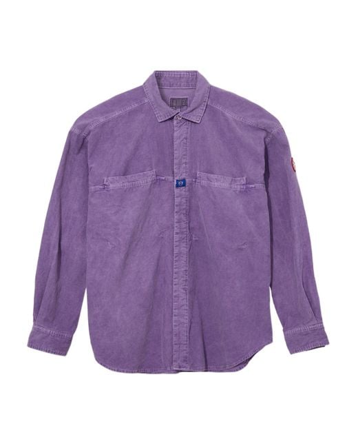 Cav Empt Purple Long Sleeve Shirt for men