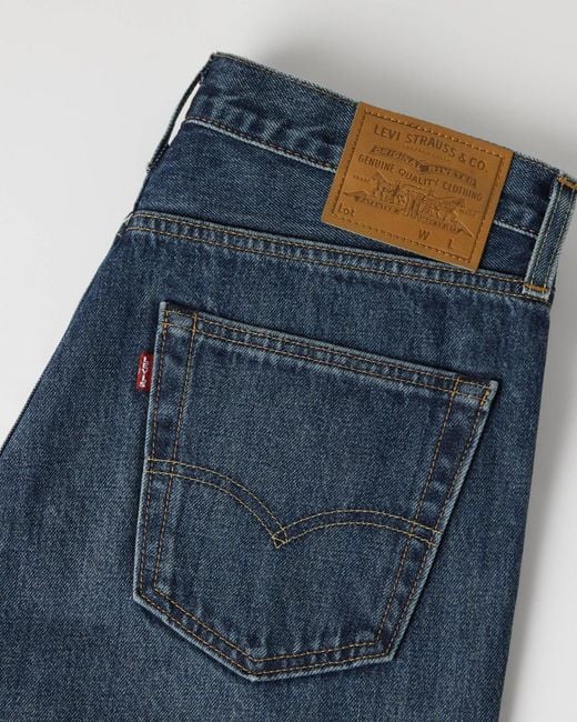 Levi's Blue 568 Loose Straight Jeans for men