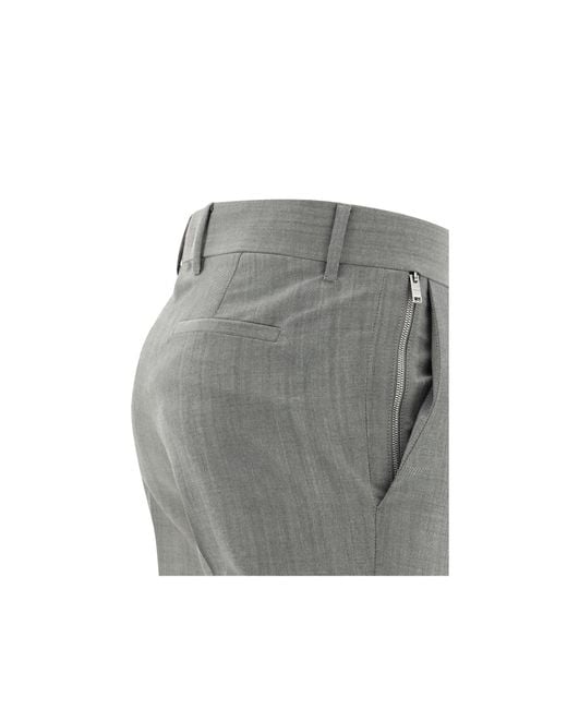 Givenchy Gray Classic Casual Trousers for men