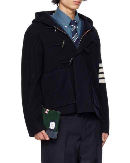 Thom Browne Blue Stripe Detailed Jacket for men