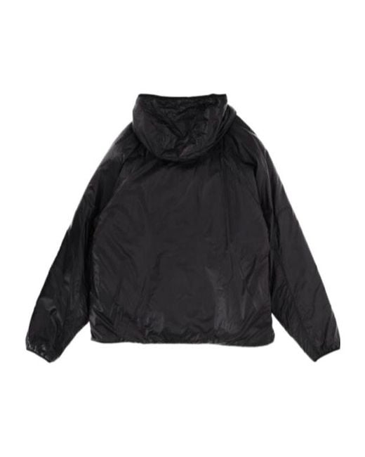 Herno Black Laminar Relaxed Hooded Jacket for men