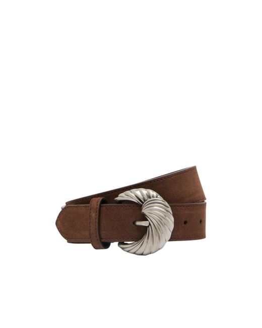 Etro Brown Suede Belt