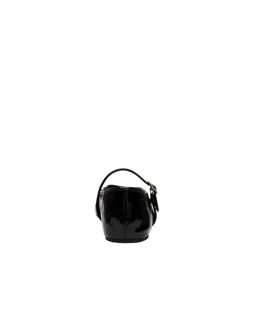COACH Black Sculpted C Ballet Flats