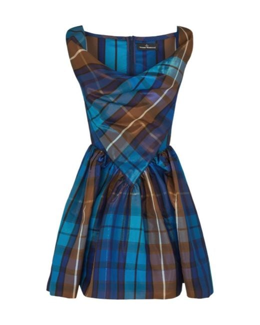 Vivienne Westwood Blue Mini Sunday Dress